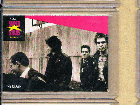 The Clash-Trading Card-1991 Pro Set-Band-Official Licensed-Authentic-Near Mint