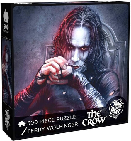 The Crow-500 Piece Puzzle-Eric Draven-Brandon Lee-Licensed-New In Box