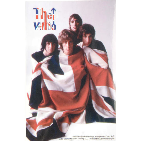 The Who - Group Wrapped In Flag - Sticker