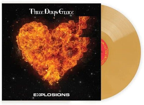 Three Days Grace - Explosions (Gold Vinyl) - Vinyl LP Album-2022