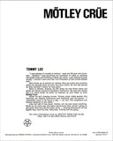 Motley Crue - 8 x 10 Photo - Tommy Lee-Vintage-Licensed New