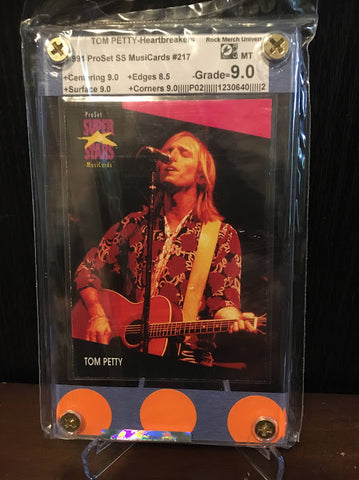 Tom Petty-Heartbreakers-1991 ProSet SS MusiCards-Graded Card-RMU-9.0-1230640
