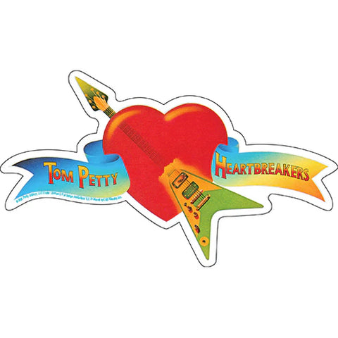 Tom Petty & Heartbreakers - Vintage Heart Logo - Sticker