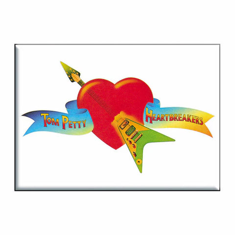 Tom Petty & Heartbreakers-Heart-Fridge-Locker-Collector's Magnet