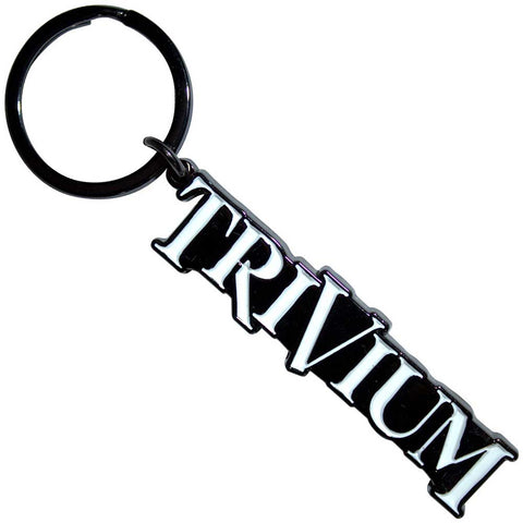 Trivium - Black Logo Metal Keychain (UK Import)