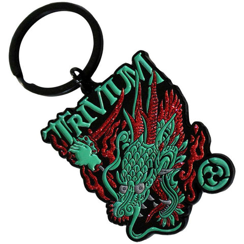 Trivium - Deadmen Dragon Head Metal Keychain (UK Import)