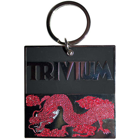 Trivium - Deadmen & Dragons Silhouette Metal Keychain (UK Import)