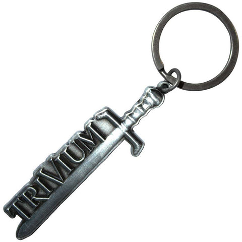 Trivium - Silver Sword Metal Keychain (UK Import)