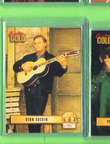 Vern Gosdin-Trading Card-1993 Sterling Country Gold-#65-Licensed-NMMT