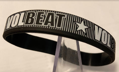Volbeat-Rubber Bracelet Wistband-Stars Logo