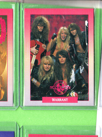 Warrant-Trading Card-Jani Lane-Band-#235-Official Licensed-1991-BROCKUM-NMT