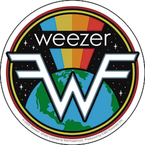 Weezer - Earth Logo - Sticker