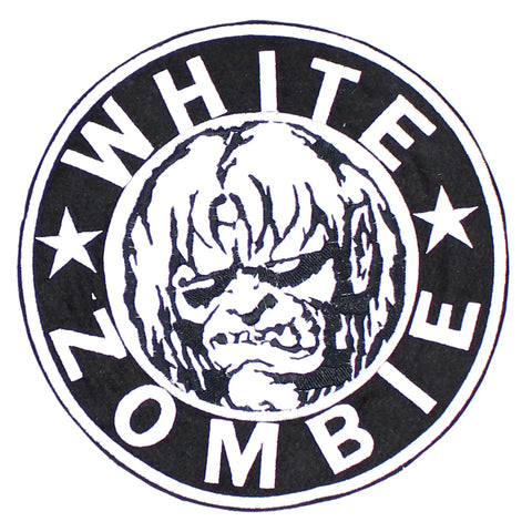 White Zombie - Round Skull Logo Back Patch