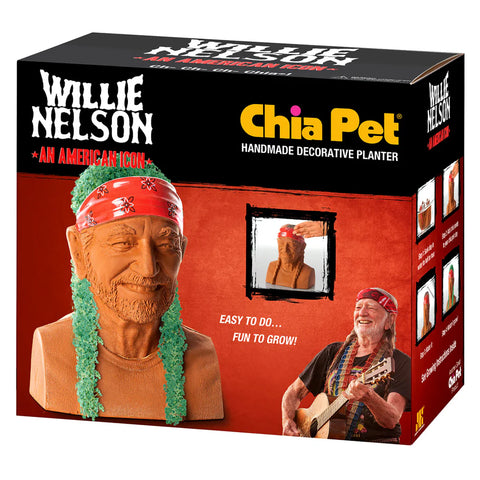 Willie Nelson - Chia Pet Sculpture - Collector's - Figure