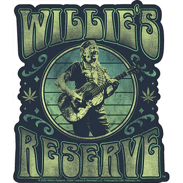 Willie Nelson - Reserve Guitar - Sticker