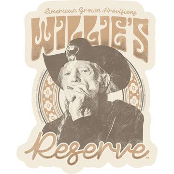 Willie Nelson - Reserve Tokin' - Sticker