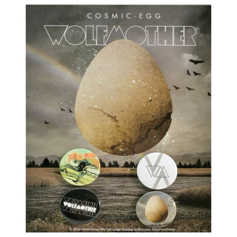 Wolfmother - Pinback Style Button Badge Set