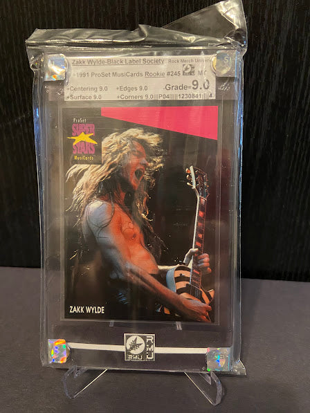black label graded cards Zakk Wylde-Black Society-1991 ProSet Rookie-Graded Card-RMU-9.0- – Rock Merch Universe Gold Star Cards:Groudon Ultra Instinct This Charizard stands alone
