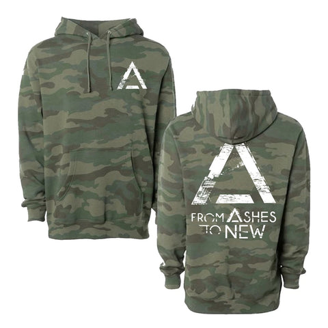 From Ashes To New - Grunge Logo - Pullover Hoodie