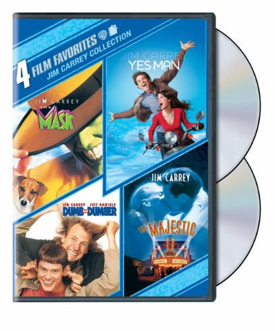 Jim Carrey Collection - 4 Films: Dumb & Dumber, Mask, Yes Man, Majestic - DVD