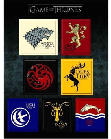Game Of Thrones - Magnet Set