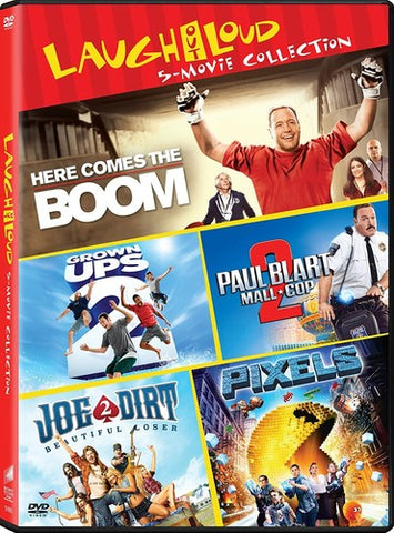 Grownups 2 / Here Comes the Boom / Joe Dirt 2 / Paul Blart:Mall Cop 2 / Pixels - DVD