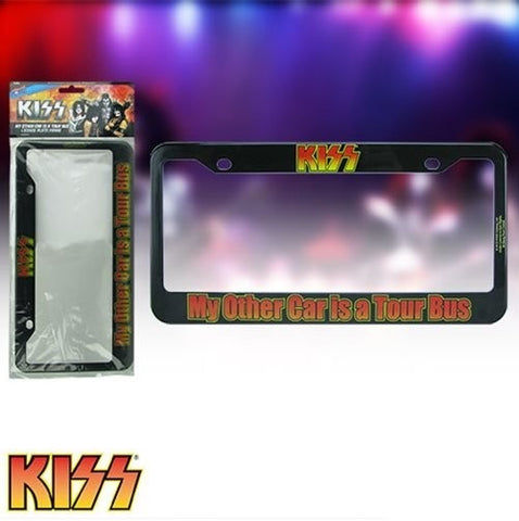 KISS - My Other Car Is A Tour Bus - License Plate Frame