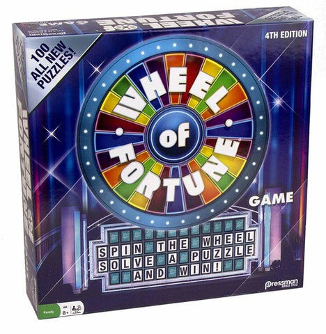 Wheel Of Fortune - 4th Ed. - Spin, Solve & Win! - Board Game