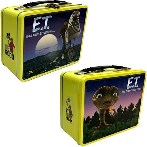 E.T. - Retro Style - Tin Tote - Lunch Box