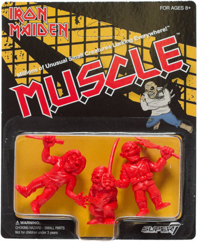 Iron Maiden - Muscle Action Figure Pack - Killers, Trooper, Piece Of Mind (Red)