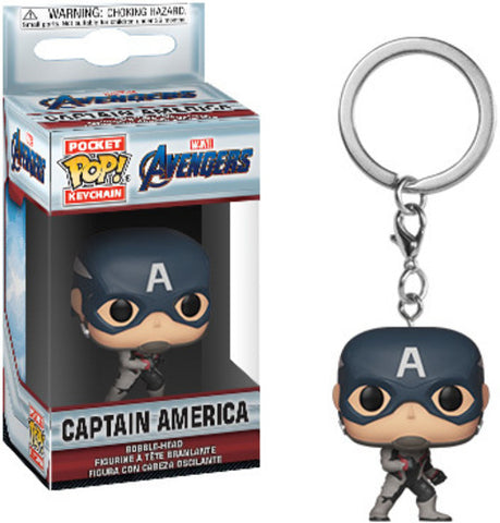 Avengers Endgame - Captain America - Marvel - Box - Vinyl Figure Keychain