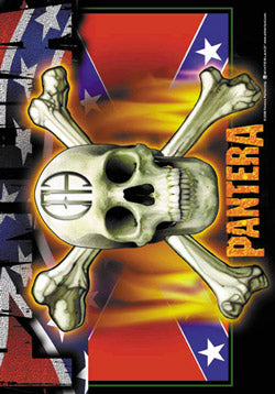 Pantera - Skull Crossbones Flag