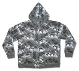 AC/DC - Cannons All Over Print Zip Up Hoodie