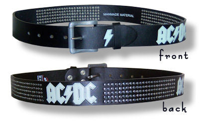 AC/DC - Studded Leather Belt
