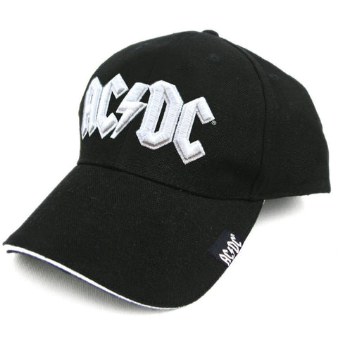 AC/DC - White Logo Baseball Cap (UK Import)