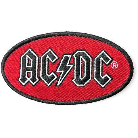 AC/DC - Patch - Woven - UK Import - Oval Logo - Collector's Patch