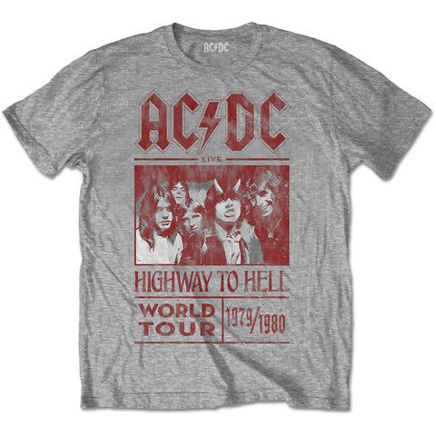 AC/DC - Highway To Hell World Tour 1979/1980 - T-Shirt (UK Import)