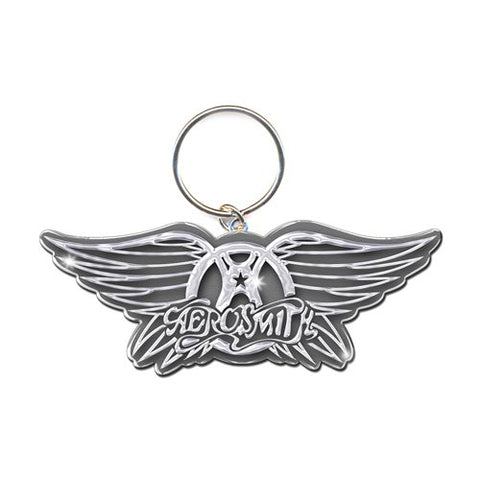 Aerosmith - Metal Wings Logo Keychain (UK Import)