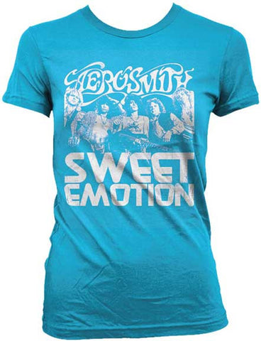 Aerosmith - Sweet Emotion Ladies Girly Tissue Tee