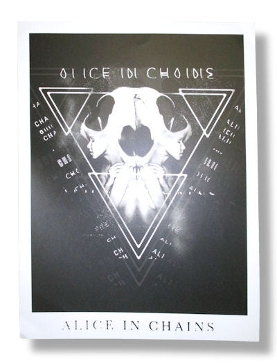 Alice in Chains' Poster, picture, metal print, paint by supergaff