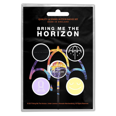 Bring Me The Horizon - That's The Spirit - Button Badge Set - Logos - UK Import