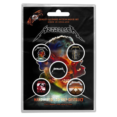 Metallica - Hardwired Button Badge Pack (UK Import)
