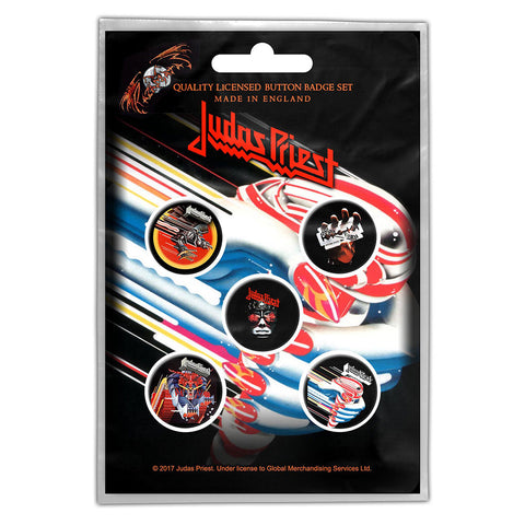 Judas Priest - Turbo - Button Badge Set - UK Import