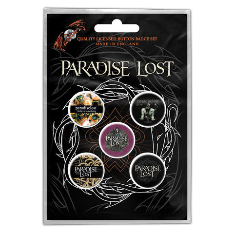 Paradise Lost - Lost Crown Of Thorns - Button Badge Set - UK Import