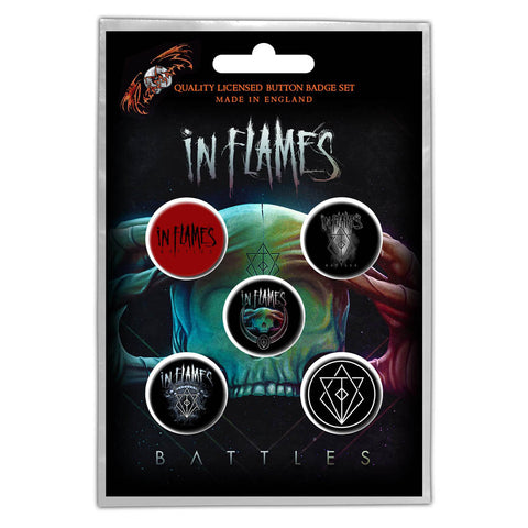 In Flames - Battles Button Badge Pack (UK Import)