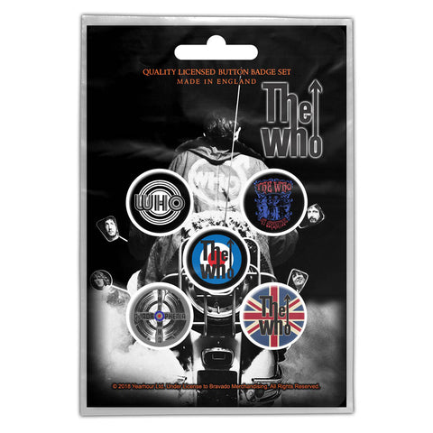 The Who - Quadrophenia Button Badge Pack (UK Import)