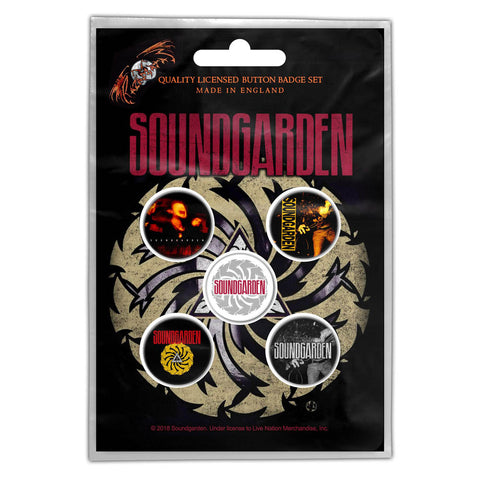 Soundgarden - Badmotorfinger Button Badge Pack (UK Import)