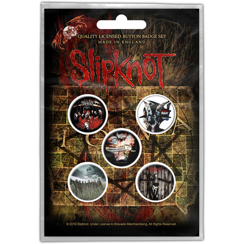 Slipknot - Albums Button Badge Pack (UK Import)