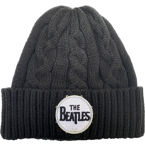 The Beatles - Cable Knit Drum Logo - Beanie (UK Import)