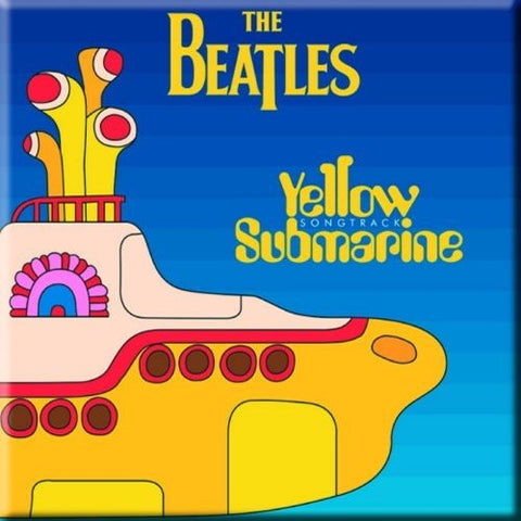 Beatles - Yellow Submarine Fridge Magnet (UK Import)